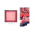 thumbnail image 3 of INSPIRE CHIC 2 Pcs 50cm Foulard Carré en Satin Imprimé pour Femmes, Foulard pour Cheveux, Foulard de Cou 19.69*19.69 Pouces(L*W) Points Rouges&Rouge, 3 of 5