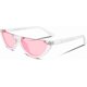 thumbnail image 1 of Ubiuo Retro Clout Goggles Cat Eye Half Frame Kurt Cobain Sunglasses B2282, 1 of 4