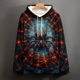 thumbnail image 5 of LAOLIUSN Novelty Long Sleeve Hoodie Funny Spider Graphic Sweatshirts S-4XL, 5 of 7