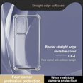 thumbnail image 3 of IMAK UX-4 Series Clear Phone Case for Huawei P40 Four Corner Shockproof TPU Back Cover, 3 of 5