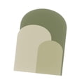 thumbnail image 4 of Calcomanía de pared de arco, papel tapiz de arco, guardería, interior, vacaciones, dormitorio, moderno, adhesivo y Verde, 4 of 9