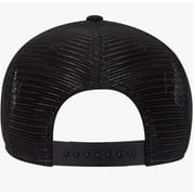 OTTO 6 Panel Cork Mesh Back Cap - Black/Cork/Black SnapBack Hat