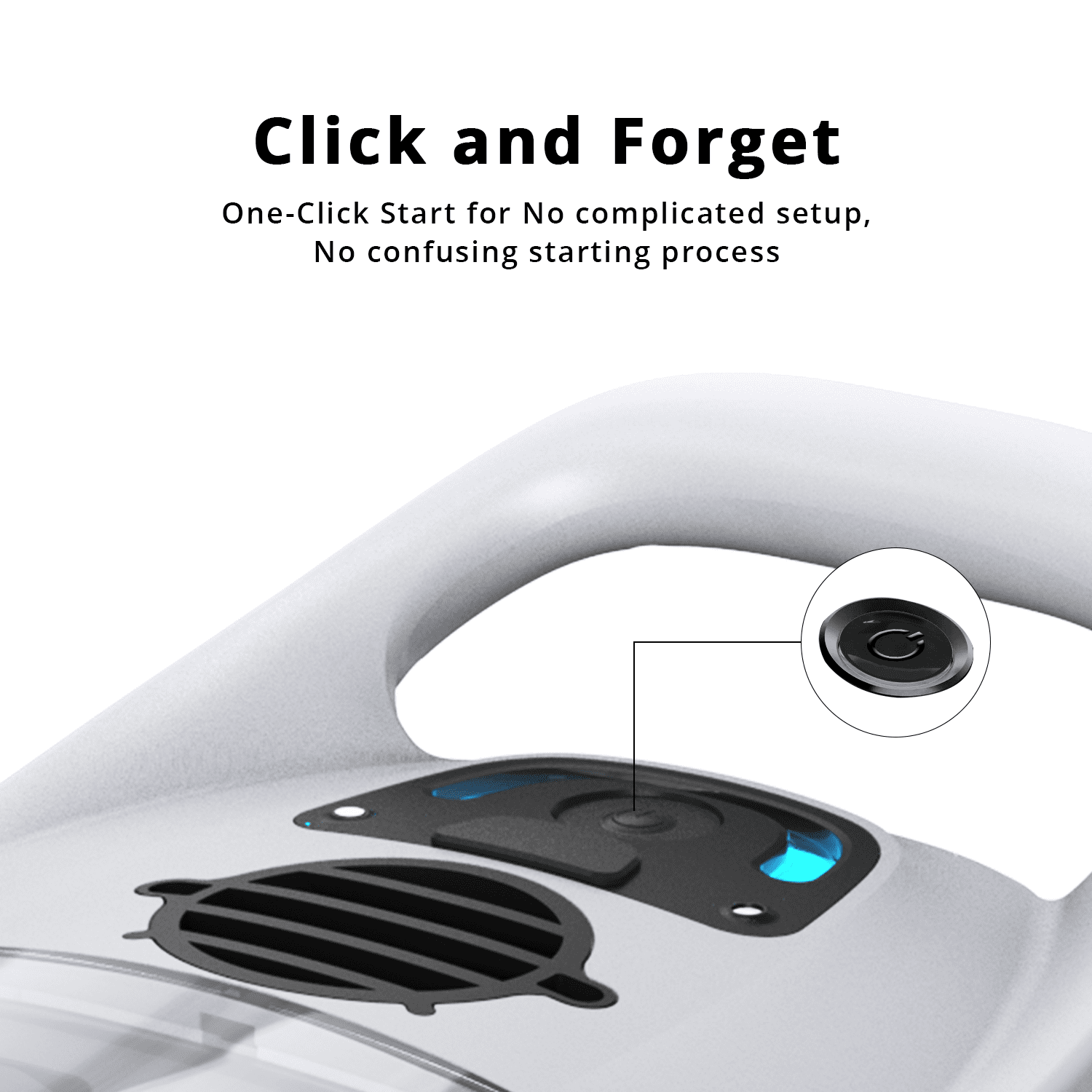 Seauto Crab Pool Vacuum, Cordless Robotic Pool Cleaner for Inground Pools, Wall Climbing, Sonar Navigation