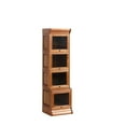 thumbnail image 5 of Crafters and Weavers Arts and Crafts Wood Narrow Barrister Bookcase in Cherry, 5 of 5