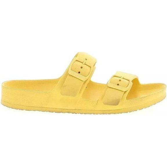 Shade & Shore Sandals Buckle 2 Strap, Yellow
