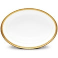 thumbnail image 2 of Noritake Crestwood Gold Oval Vegetable Serving Bowl, 2 of 6