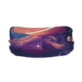 thumbnail image 2 of Lsque Planet Pastel Galaxy Pattern Sweatbands Sports Headband for Men & Women - Moisture Wicking Athletic Cotton Terry Cloth Sweatband for Tennis, Basketball, Running, 2 of 9