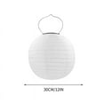 thumbnail image 3 of 12 Inch Waterproof Solar Powered Lanterns Chinese Lantern LED Lamp Outdoor Decoration Balls Light Solar Lantern Party Decoration, 3 of 27