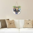 thumbnail image 6 of Elephant Colorful Welcome Sign for Front Door Wreath Door Sign for Farmhouse Porch Decoration Indoor Outdoor, 6 of 7