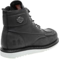 thumbnail image 3 of HARLEY-DAVIDSON FOOTWEAR Botas de cuña de cuero para motocicleta Hagerman para hombre, color negro 7, 3 of 4