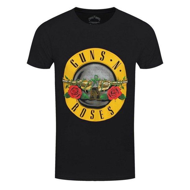 Guns N Roses - Camiseta Classic Logotipo para Adultos Unisex (Negro)