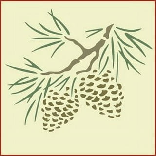 20 Pieces Stencil Template for Painting Reusable Animal Plant Stencil  Spring Summer Winter Template, DIY Christmas Stencils for Painting on Wood  Wall Home Decor (Pine Tree) 
