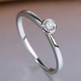 thumbnail image 3 of EOEMY Women 925 Silver Filled Ring Charm Round Cut Cubic Zircon Wedding Gift Sz 6-10-7, 3 of 5