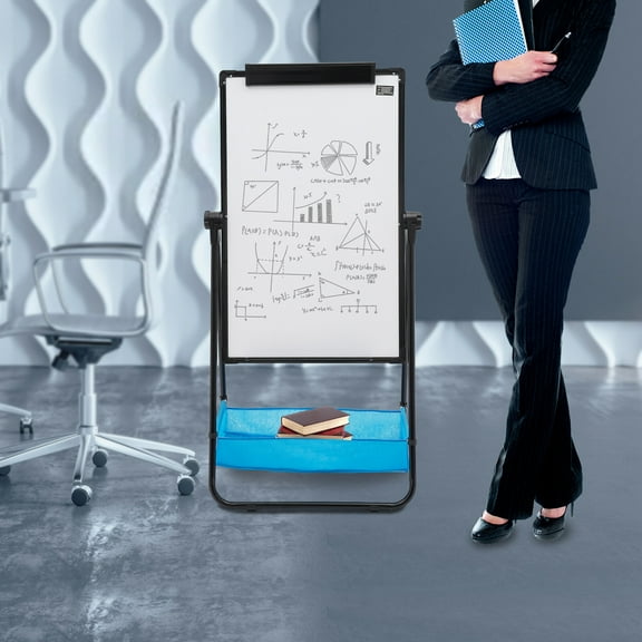 Dry Erase Board Writing Whiteboards 360?? Rotating U Stand Magnetic Whiteboard