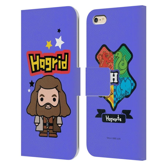 Head Case Designs Officially Licensed Harry Potter Deathly Hallows XXVIII Hagrid Leather Book Wallet Case Cover Compatible with Apple iPhone 6 Plus / iPhone 6s Plus