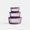 Purple, variant on Genicook Stria Plum Round Set (3 Containers)