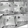thumbnail image 2 of NUVISION for 99-06 Chevy Silverado Suburban 1500 2500 Chrome Housing Headlight Head Lamp, 2 of 8