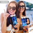 thumbnail image 3 of Halloween Tumbler with Handle Happy Halloween Gifts for Women Men - 40oz Halloween Tumbler with Lid and Straw - Halloween Present with Glost Pumpkin Bat Black Cat for Kids, 3 of 6