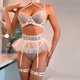 thumbnail image 2 of Gibobby Conjunto ropa interior mujer Lenceria Sexy, Pijama Sexy, Conjunto de Traje de mucama de lencería Sexy para Mujer(Blanco, M), 2 of 5