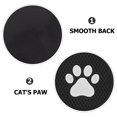 thumbnail image 3 of 4 Pcs sous-Verres de Voiture en PVC Insert Auto sous-Verres Intérieur de Voiture Porte-Gobelet, 3 of 8