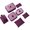 Wine, variant on Clearance! 7 Pack Storage Bags, Foldable Clothes Storage Bins Reusable Closet Organizers Storage Containers for Clothing, Blanket, Comforters, Bed Sheets and Pillowcases,
