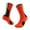Orange, variant on Dxzfnsa Unisex Cushioned Crew Training Athletic Socks Men & Women with Combed Cotton Moisture Wicking Breathable Performance