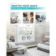 thumbnail image 5 of BLACK+DECKER BFW9M 9-In. 2-Speed Twin Window Fan with Adjustable Side Panels, White, BFW9M, 5 of 7