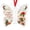 Elf, variant on Christmas Cash Gift Ornament, Butterfly‑Shaped Acrylic Money Holder, Festive Xmas Tree Hanging Decoration with Hanging Cord for Home Holiday Use