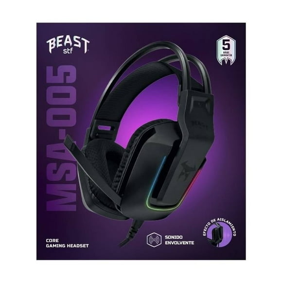 Audífonos alámbricos STF MSA-005 Negro