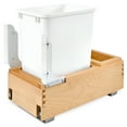 thumbnail image 1 of Rev-A-Shelf Single 35 Qt Pullout Bottom Mount Trash Container, Maple, 1 of 12