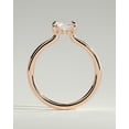 thumbnail image 5 of CAPRICARATS 2.00Ct Radiant Cut Moissanite Floating Low-Set Solitaire Engagement Ring – Hidden Halo Flush Design in 18K Rose Gold for Women, 5 of 6