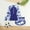 C-Blue6, variant on JIAYUE Swimsuit For Girls Set Floral Long Sleeve Bikini Zipper Collared Cover Up Patchwork Sunproof For Children Durable Beach Wear