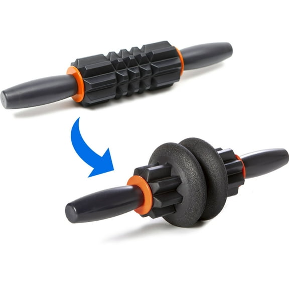 Brazyn Massage Stick ( 2 Rings) - Portable Muscle Roller for Full Body Massage