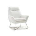 thumbnail image 3 of Whiteline Modern Living White Daiana Contemporary Top Grain Italian Leather Club Chair, 3 of 3
