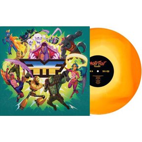 Mighty Fight Federation Original Soundtrack Exclusive "Hype Factor Orange" Vinyl LP Record