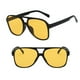 thumbnail image 3 of Gafas de sol polarizadas Prolriy para mujer, clásicas, redondas, vintage, grandes, amarillas, 3 of 5