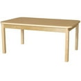thumbnail image 5 of Wood Designs  36 ft. x 60 in. Rectangle High Pressure - Laminate Table with Hardwood Legs- 22 in., 5 of 7