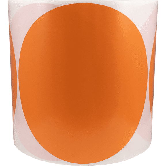Color Coding Labels Orange Round Circle Dots 5 Inch 500 Total Adhesive Stickers