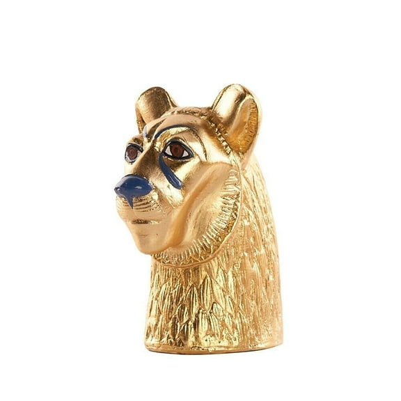 Head Of A Lion Pharaonic Statue - Egyptian Certified Museum Reproduction