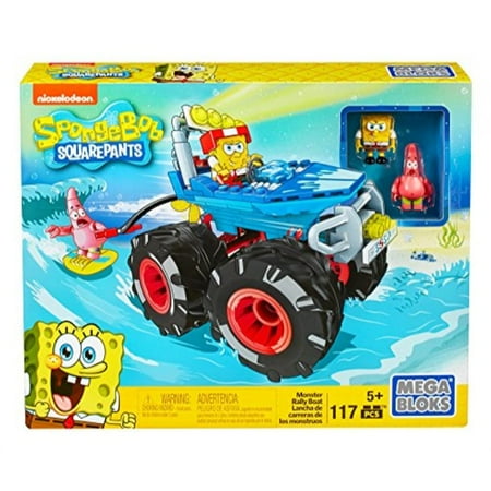 mega bloks spongebob squarepants monster rally boat