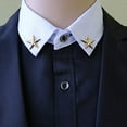 thumbnail image 4 of YIEMEEN Five-Pointed Star Lapel Pin Collar Brooch Badage Women Men Pentagram Metal Badge, 4 of 20