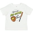 thumbnail image 3 of Inktastic That's My Big Sister out There Softball Boys or Girls Baby T-Shirt, 3 of 5