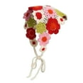 thumbnail image 3 of 5xCrochet Hair Bandana Hair Lyling Decor Lindas bandas de pelo de pañuelo para niñas para niñas Mujeres 6 piezas, 3 of 8