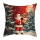 thumbnail image 2 of Fundas de almohada navideñas Nchkun para decoración navideña de invierno, fundas de almohada de terciopelo navideñas súper suaves y cómodas para sofá, cama y Nchkun, 2 of 9