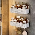 thumbnail image 2 of 1pc Easy-Install Toilet Storage Rack - Convenient Bathroom Organizer with No Punching Needed, 2 of 4