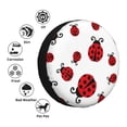 thumbnail image 4 of Pofeuu Fly Flying Ladybug Print Spare Tire Wheel Cover for Car Truck SUV Camper Universal Fit Spare Tire Cover RV Spare Tire Covers-14 inch, 4 of 6