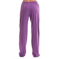 thumbnail image 3 of Just Love 100% Cotton Jersey Women Plaid Pajama Pants Sleepwear (Solid Purple, Large), 3 of 3