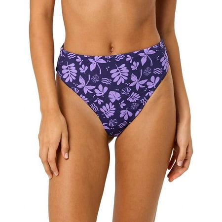La Porte womens Monica High-Waisted Cheeky Bikini Bottom  l