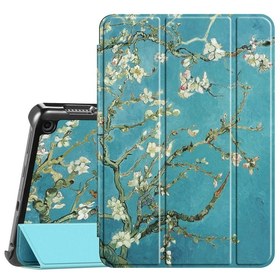 Fintie Slim Case for Kindle Fire HD 8 & Fire HD 8 Plus Tablet (12th Generation 2024/2022 & 10th Generation 2020 Release) - Ultra Lightweight Slim Shell Stand Cover with Auto Wake/Sleep, Blossom