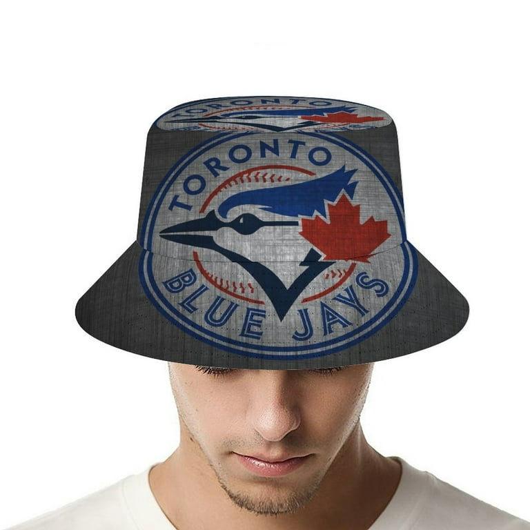 Toronto Blue Jays Baseball Sports Bucket Hat Fashion Packable Fisherman Cap Sun Hat Summer Beach Hats Protection Wide Brim Outdoor Cap for Men Hiking Camping Women and Men Walmart